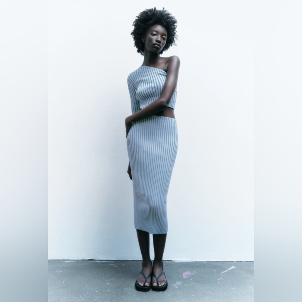 Knit Pencil Skirt by Zara